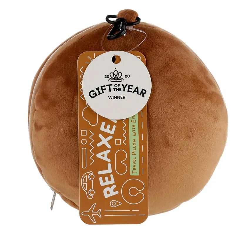 Relaxeazzz Adoramals Sloth Bear travel pillow and eye mask product photo