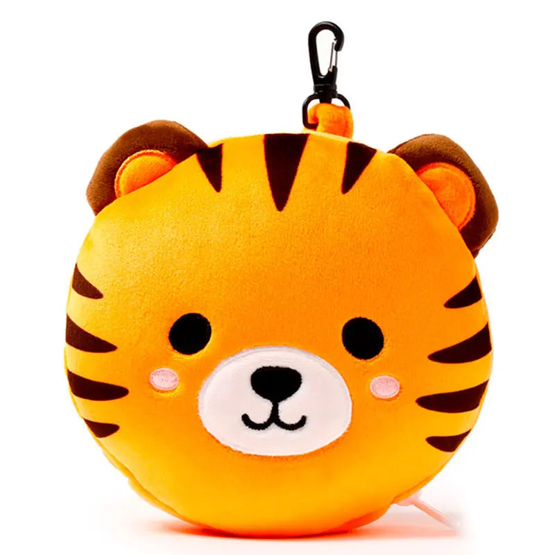 Relaxeazzz Adoramals Tiger travel pillow and eye mask product photo