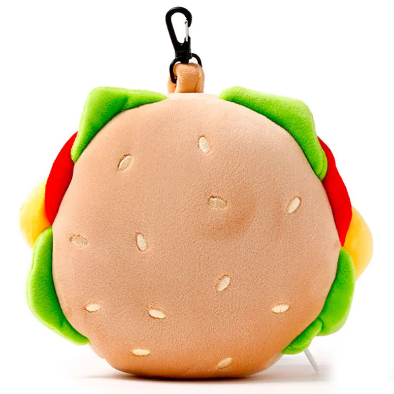 Relaxeazzz Fast Food Hamburger travel pillow and eye mask product photo