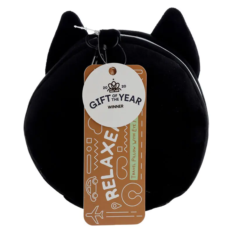 Relaxeazzz Fine feline cat travel pillow and eye mask termékfotó