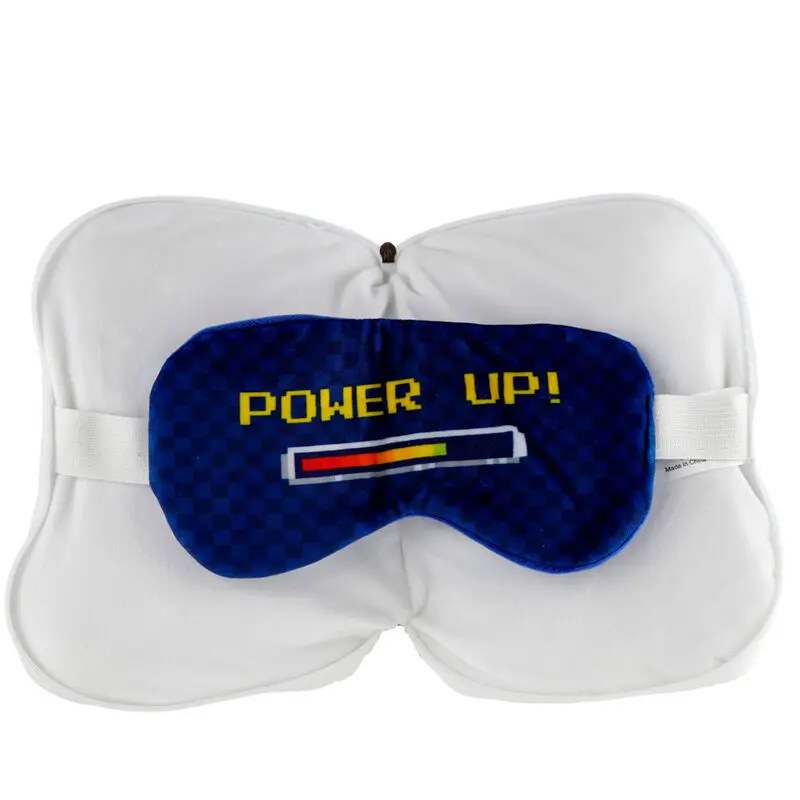 Relaxeazzz Game Over travel pillow and eye mask product photo