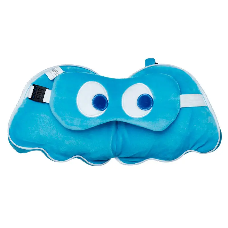 Relaxeazzz Pac-Man travel pillow and eye mask product photo