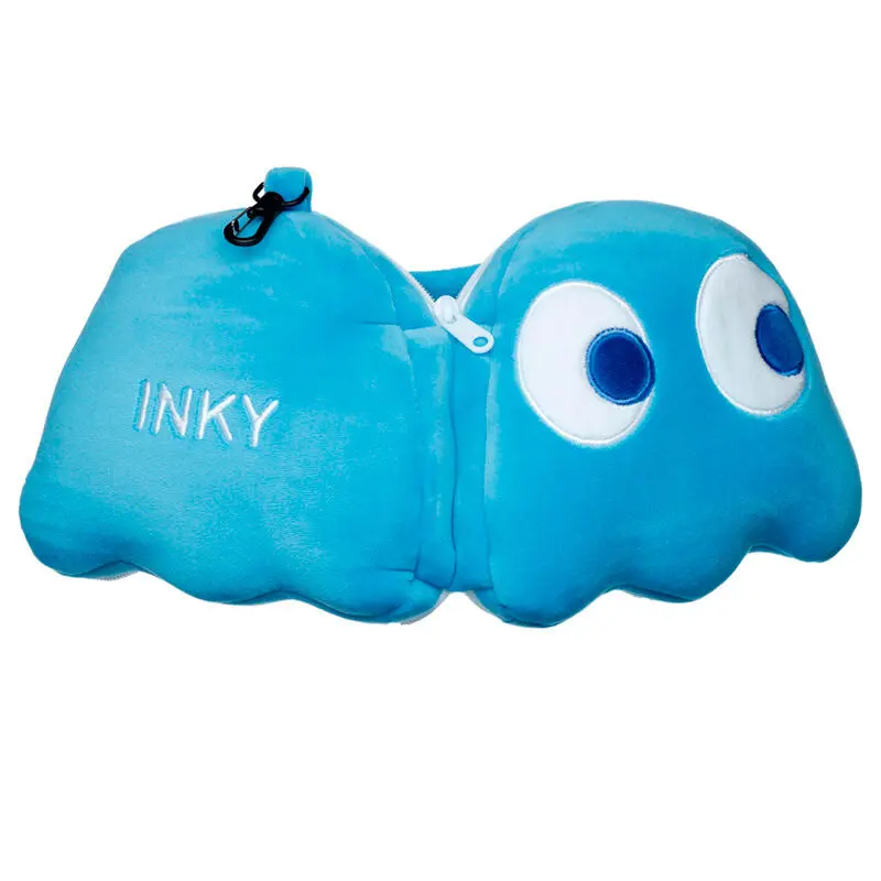 Relaxeazzz Pac-Man travel pillow and eye mask product photo