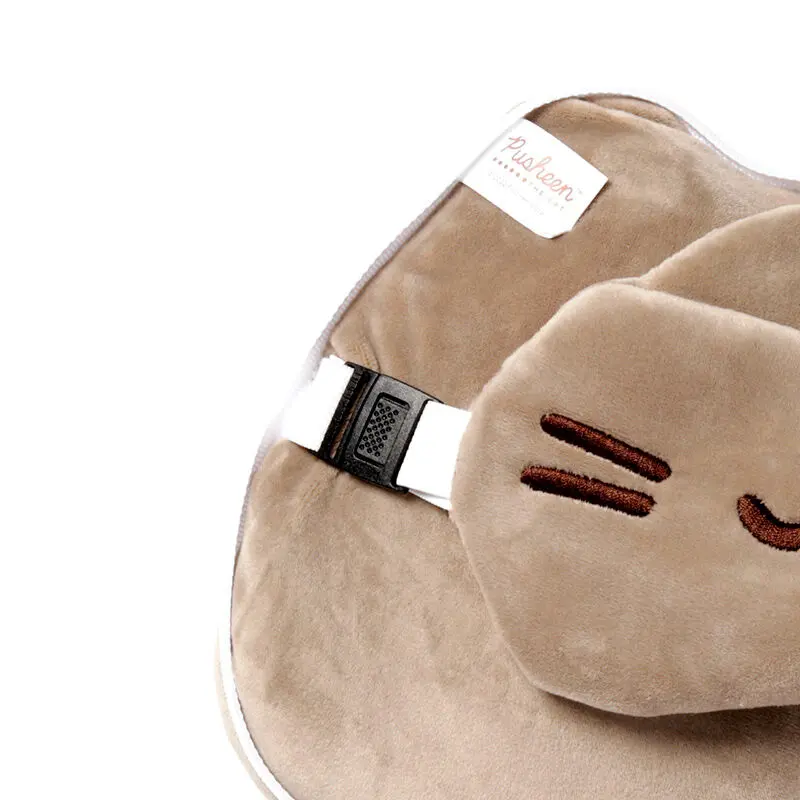 Relaxeazzz Pusheen cat travel pillow and eye mask product photo