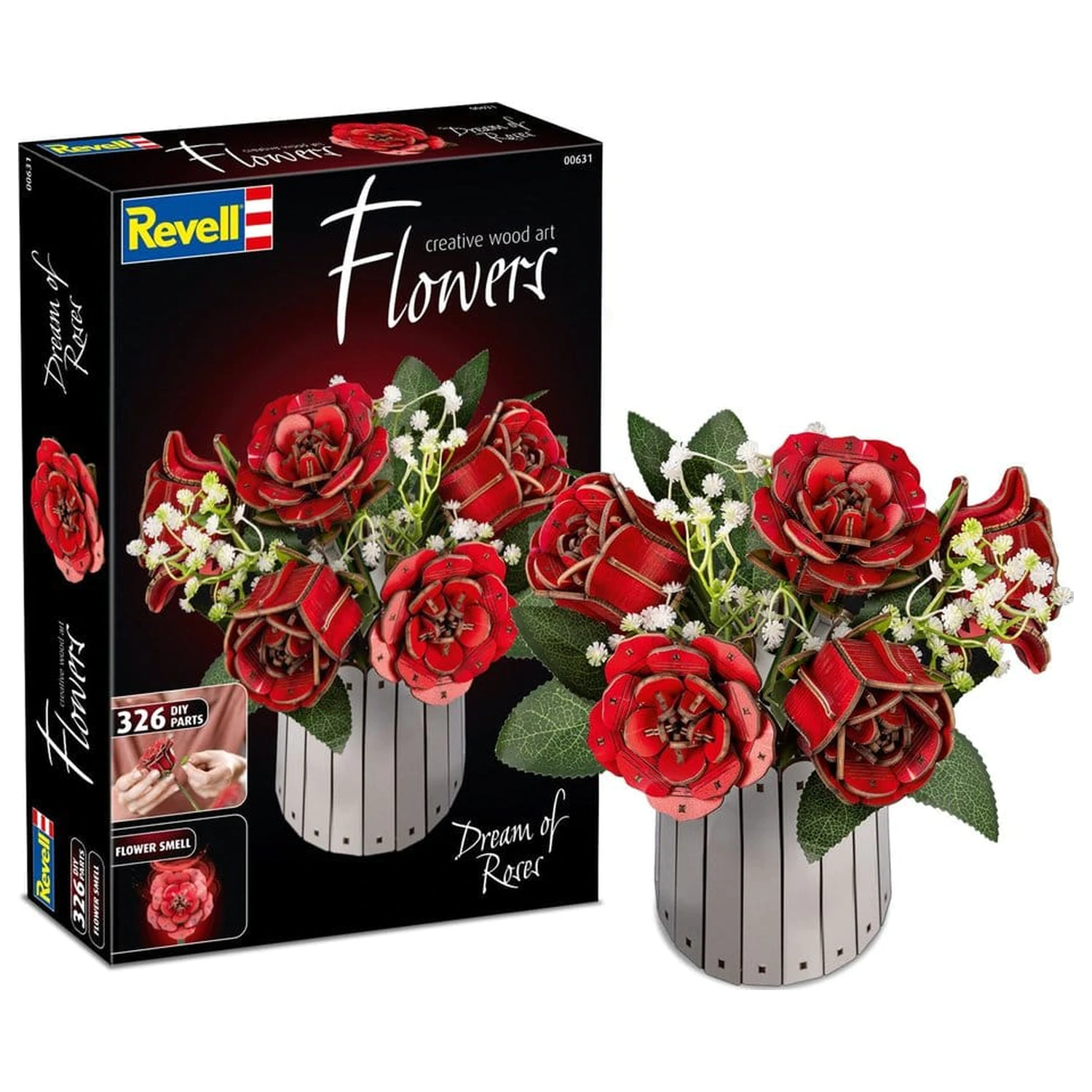 Revell Flowers Wooden Flowers Dream of Roses 22 cm product photo