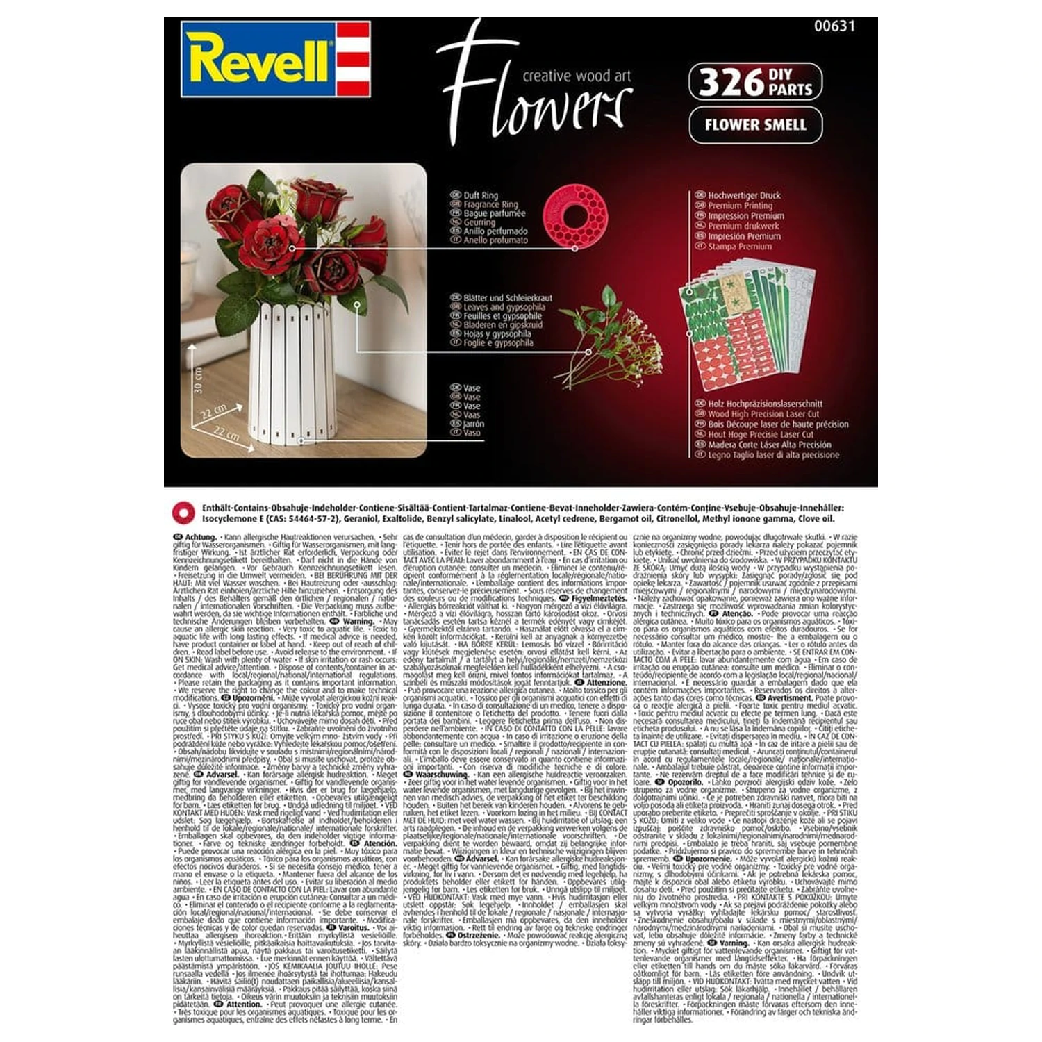 Revell Flowers Wooden Flowers Dream of Roses 22 cm product photo