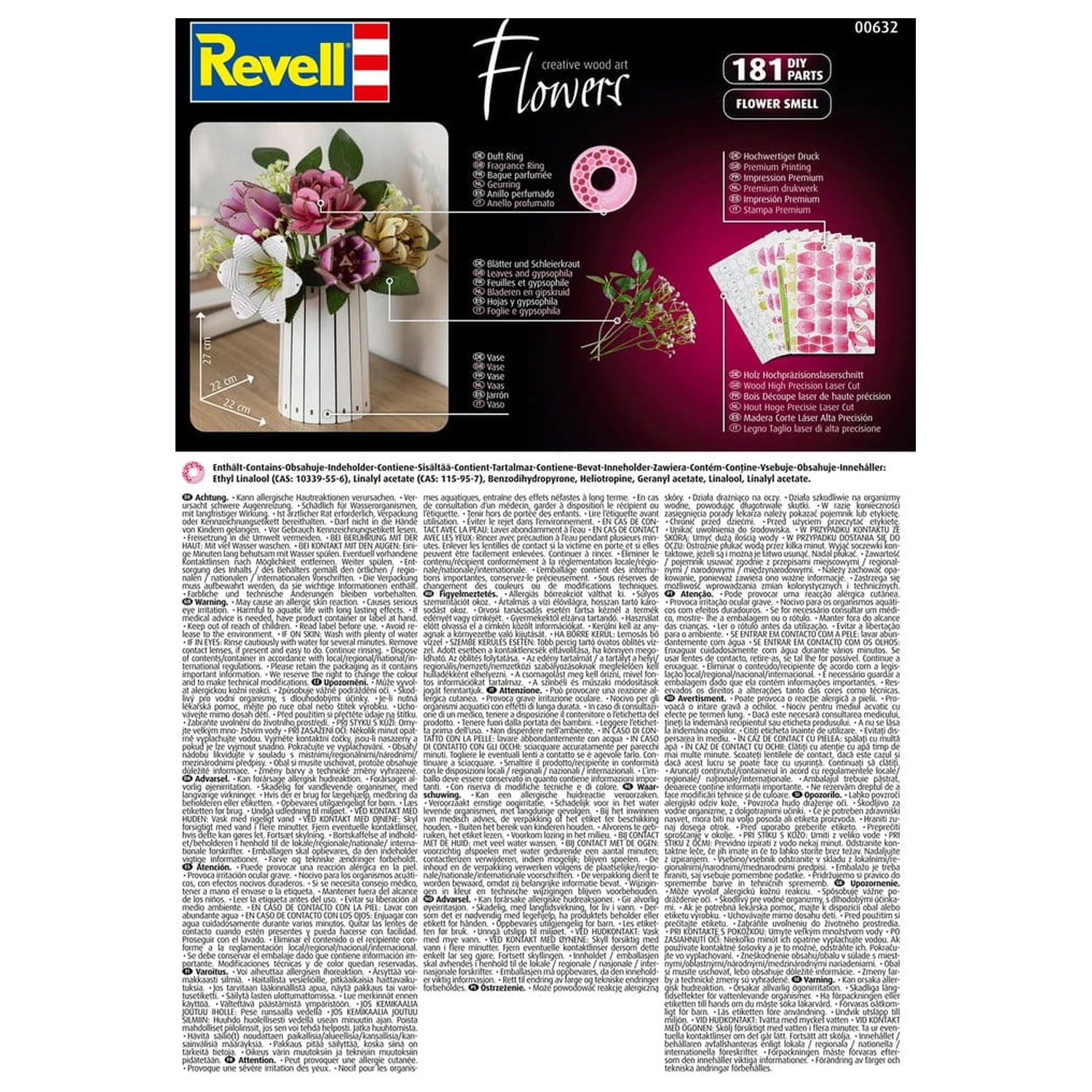 Revell Flowers Wooden Flowers Flower Garden 22 cm product photo