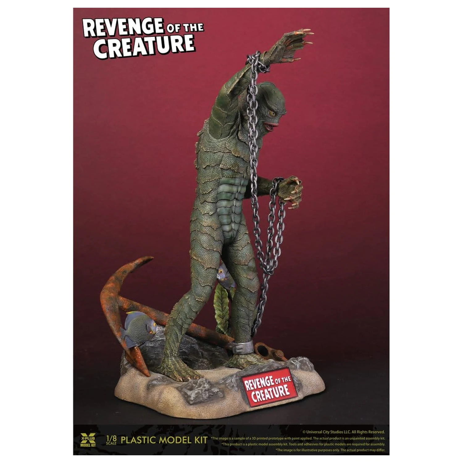 Revenge of the Creature Plastic Model Kit 1/8 Revenge of the Creature 28 cm (Reproduction) product photo