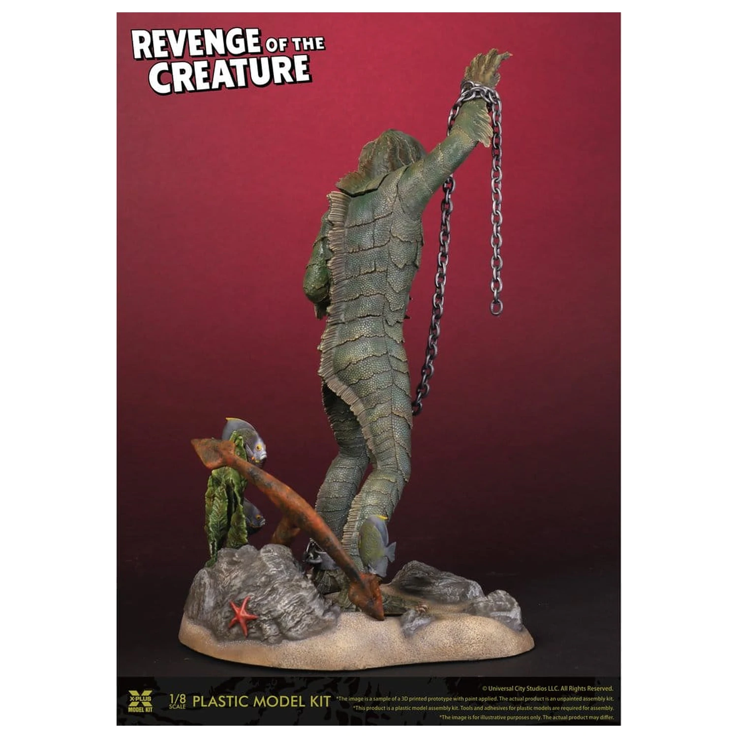 Revenge of the Creature Plastic Model Kit 1/8 Revenge of the Creature 28 cm (Reproduction) product photo
