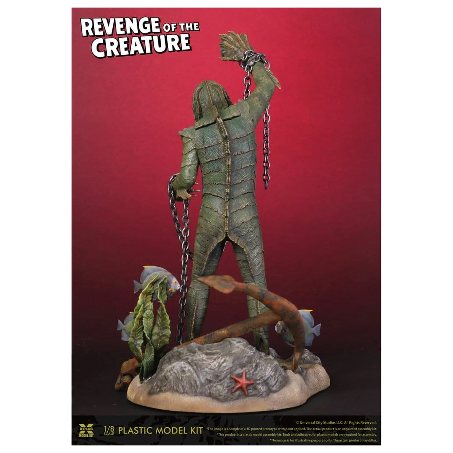 Revenge of the Creature Plastic Model Kit 1/8 Revenge of the Creature 28 cm (Reproduction) product photo