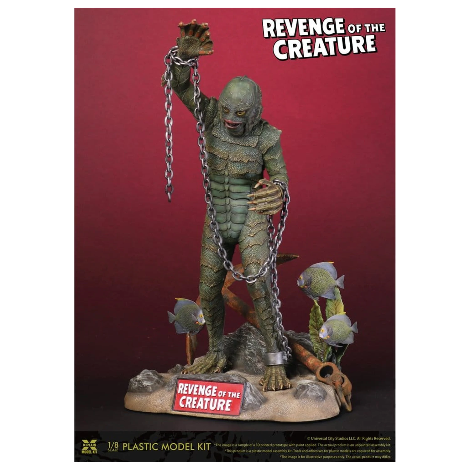 Revenge of the Creature Plastic Model Kit 1/8 Revenge of the Creature 28 cm (Reproduction) product photo