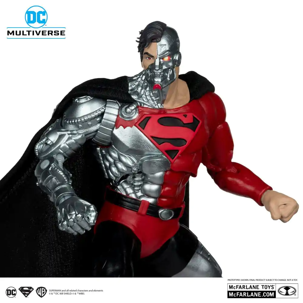 Revenge of the Green Lanterns DC Multiverse Action Figure Cyborg Superman (Gold Label) 18 cm product photo