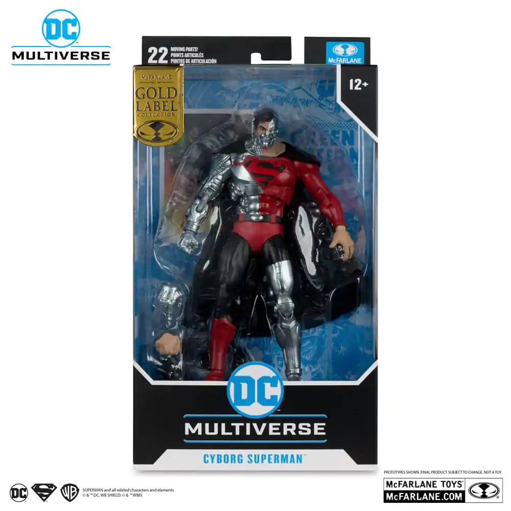 Revenge of the Green Lanterns DC Multiverse Action Figure Cyborg Superman (Gold Label) 18 cm product photo