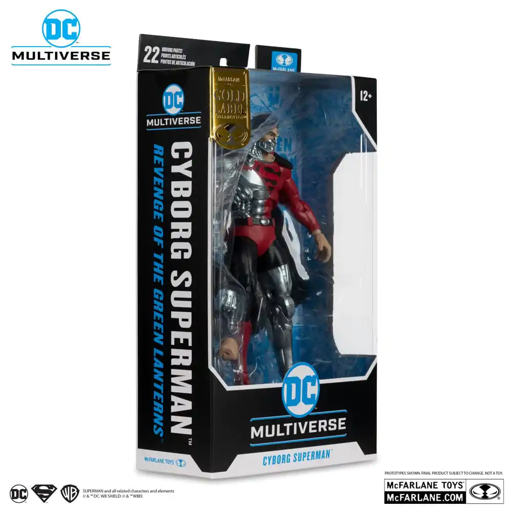 Revenge of the Green Lanterns DC Multiverse Action Figure Cyborg Superman (Gold Label) 18 cm product photo