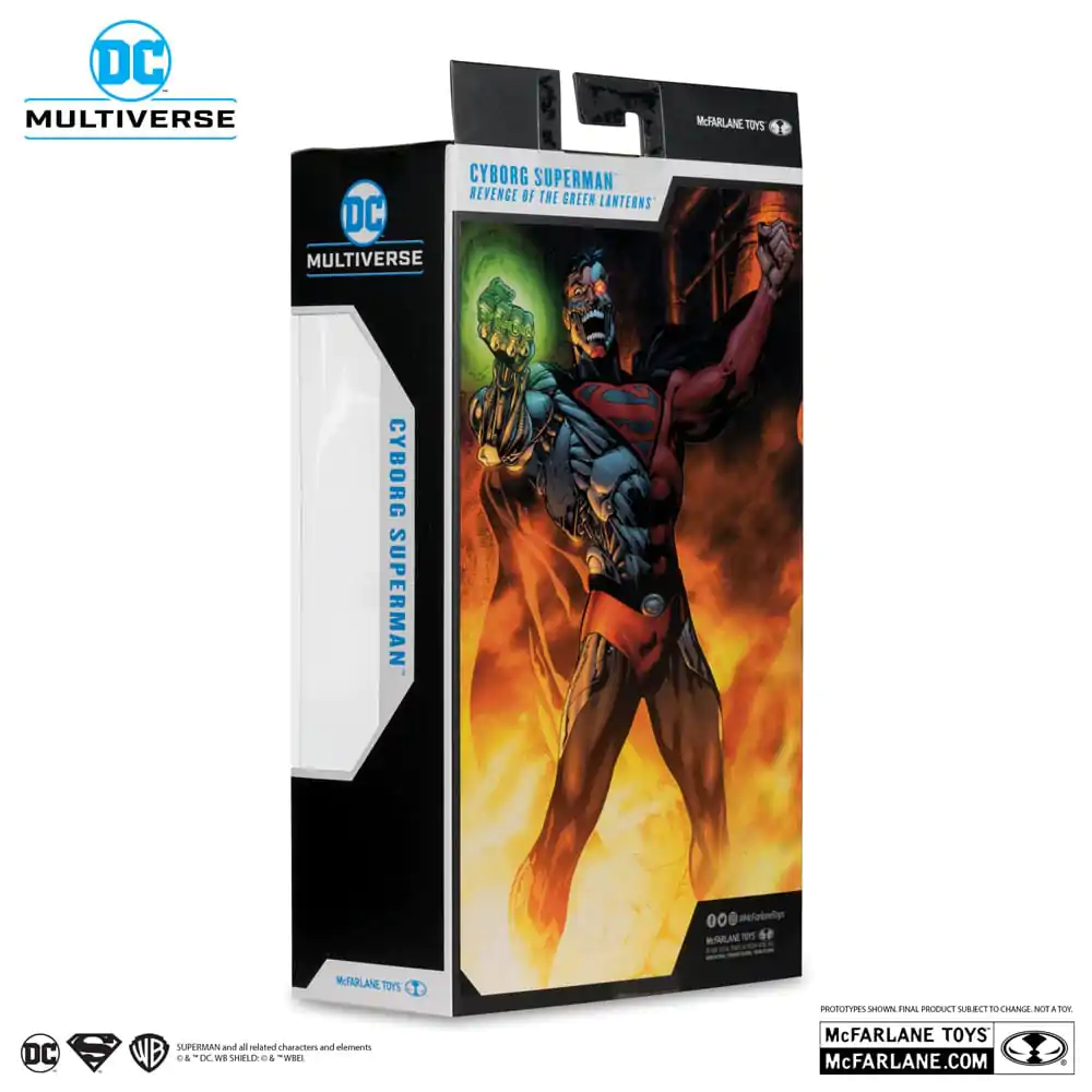 Revenge of the Green Lanterns DC Multiverse Action Figure Cyborg Superman (Gold Label) 18 cm product photo