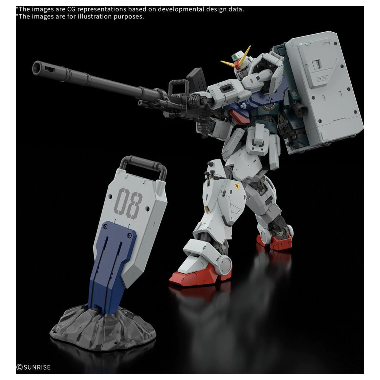 RG 1/144 Gundam Ground Type Mobile Suit Gundam The 08th MS Team Model Kit product photo