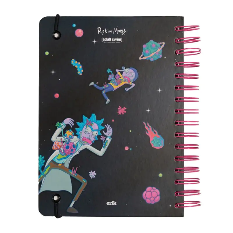 Rick &amp; Morty A5 notebook product photo