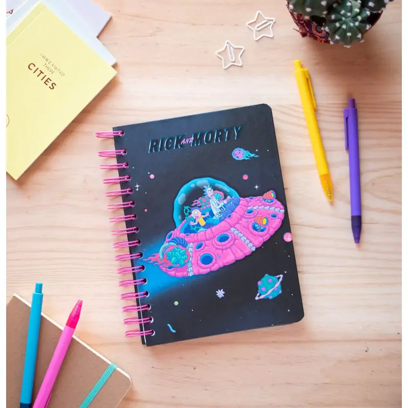 Rick &amp; Morty A5 notebook product photo