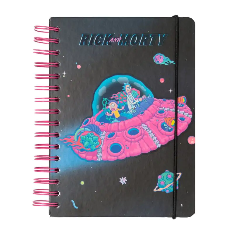 Rick &amp; Morty A5 notebook product photo