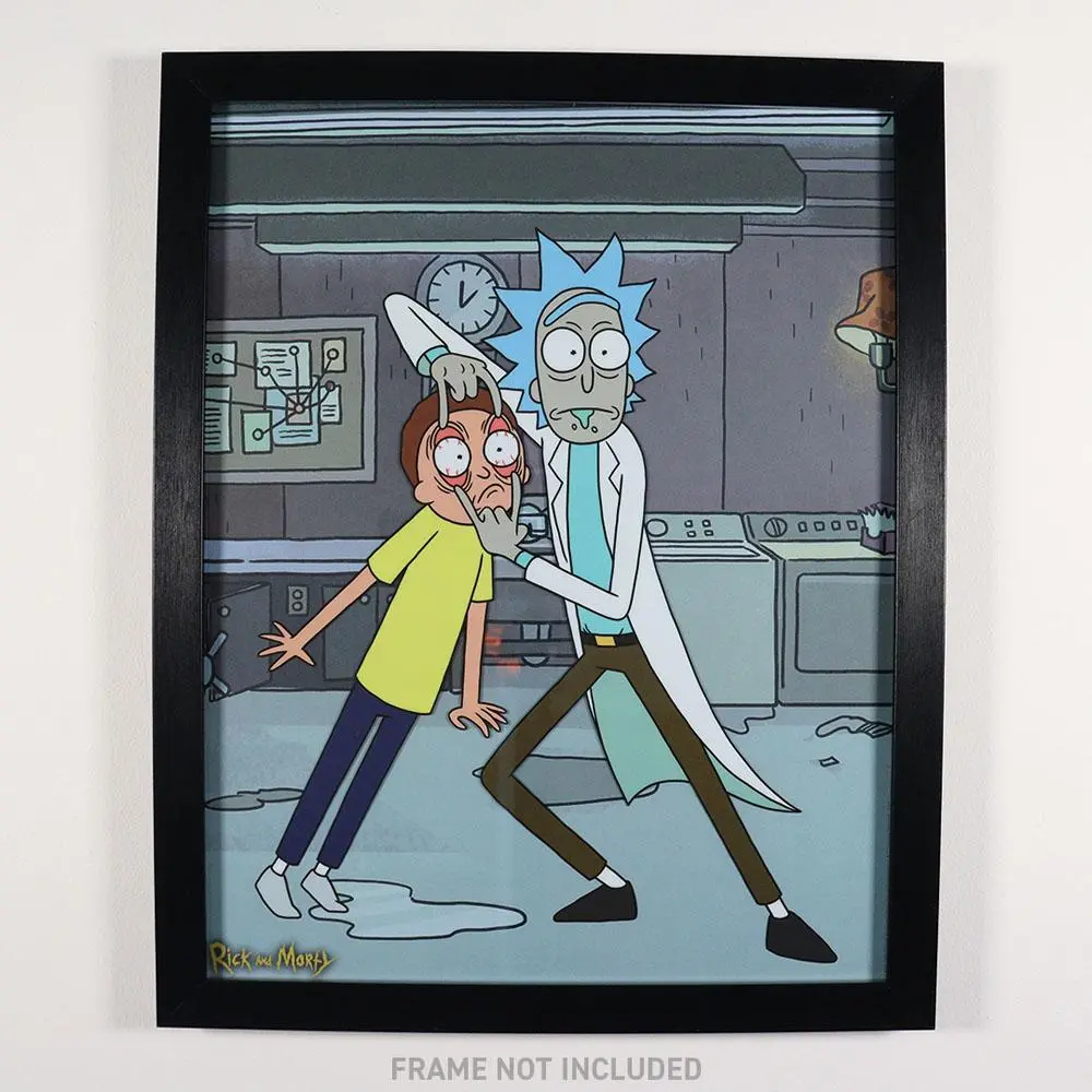 Rick &amp; Morty Art Print Limited Edition Fan-Cel 36 x 28 cm product photo