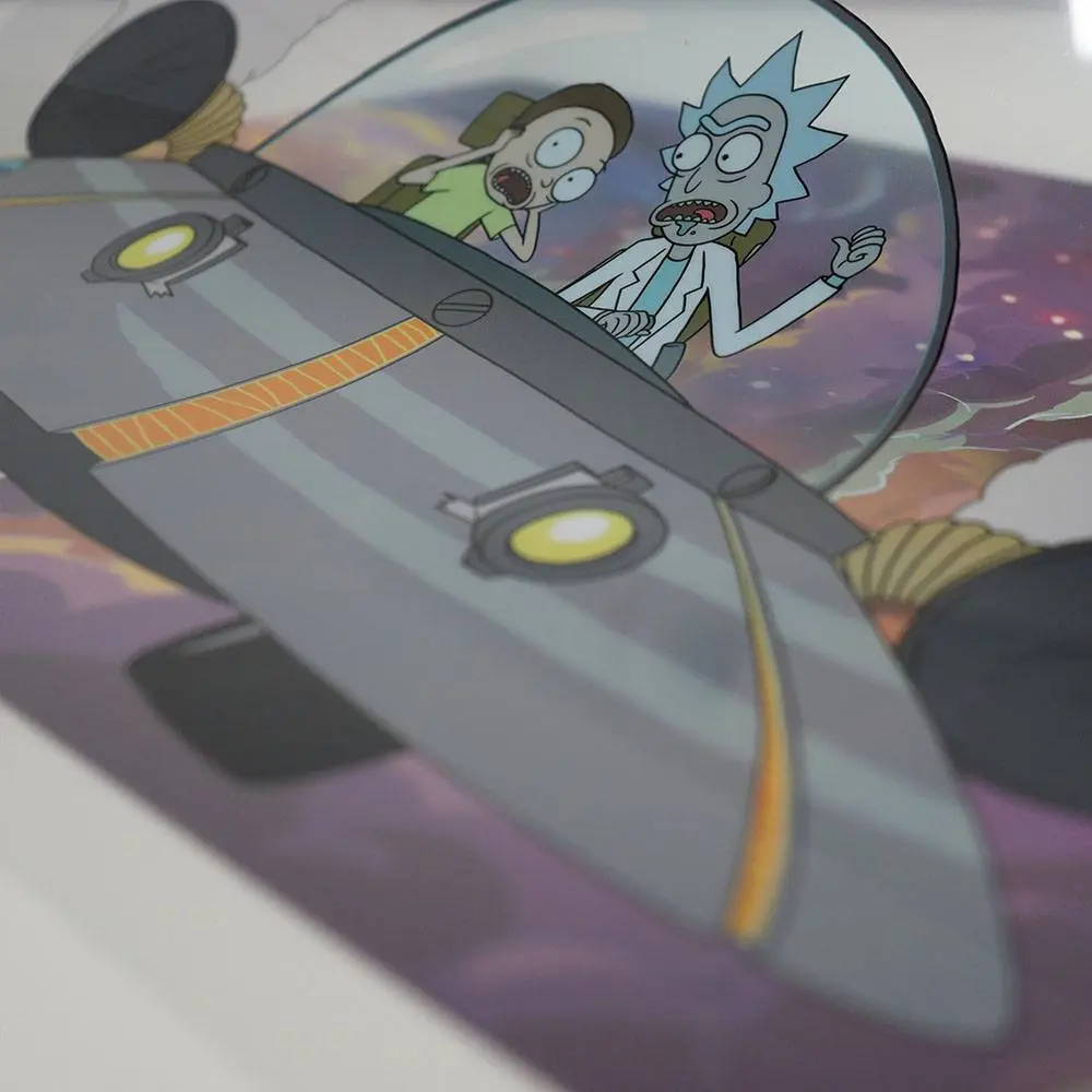 Rick &amp; Morty Art Print Misadventure in Space Limited Edition Fan-Cel 36 x 28 cm product photo
