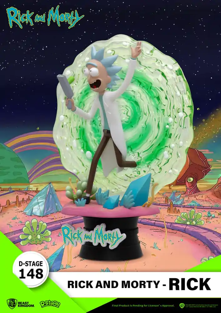 Rick & Morty D-Stage PVC Diorama Rick 14 cm termékfotó