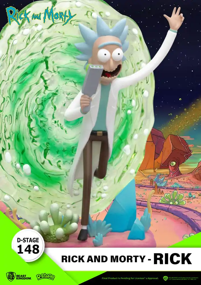 Rick & Morty D-Stage PVC Diorama Rick 14 cm termékfotó