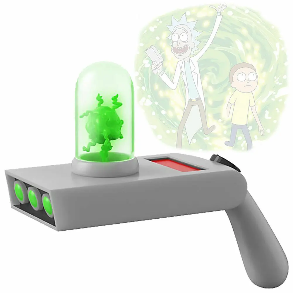 Rick and Morty Vinyl Toy Sound and Light Up Portal Gun product photo