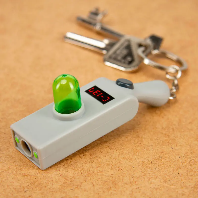 Rick & Morty Morty Portal Gun light keychain product photo
