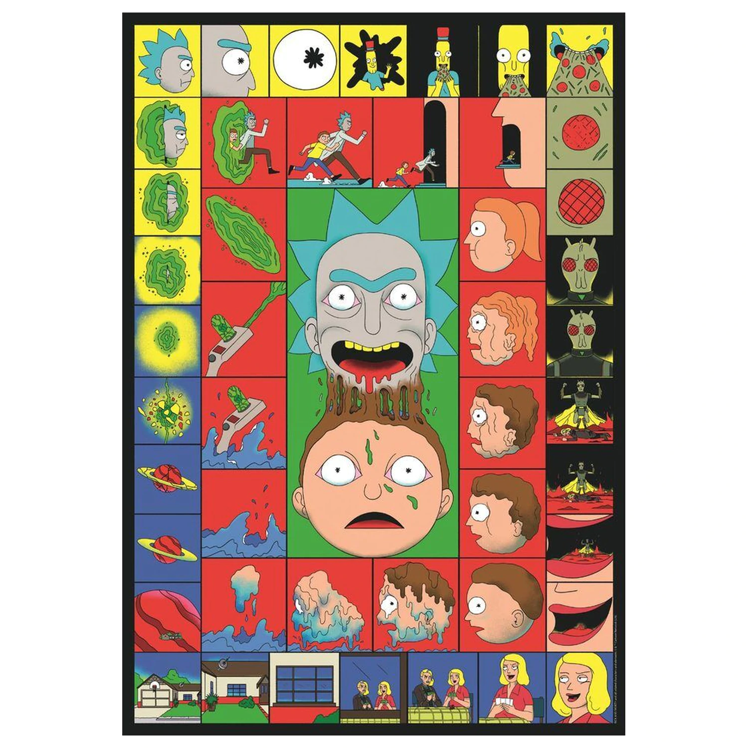 Rick and Morty 3 puzzle 1000pcs product photo