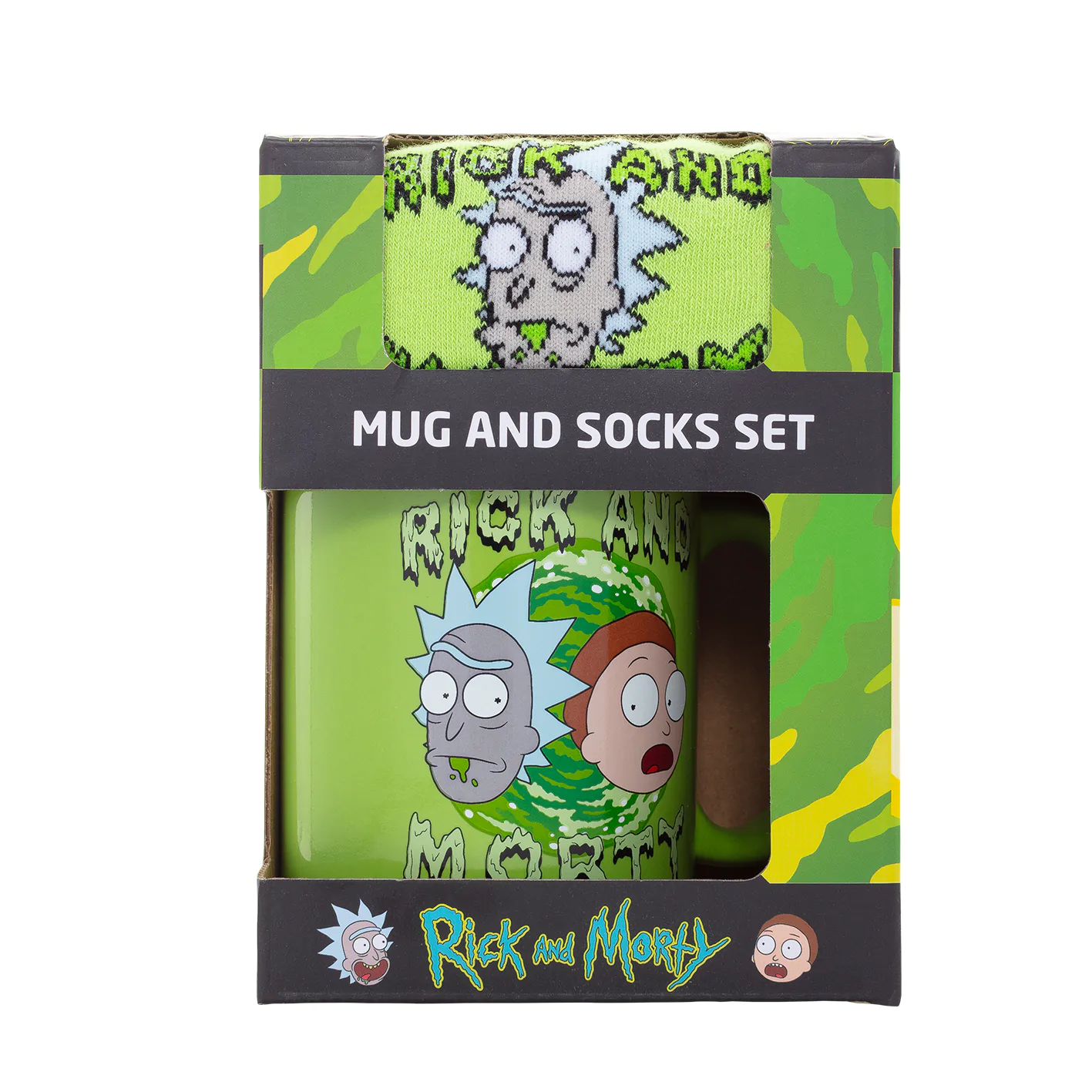 Rick and Morty Mug & Socks Set termékfotó