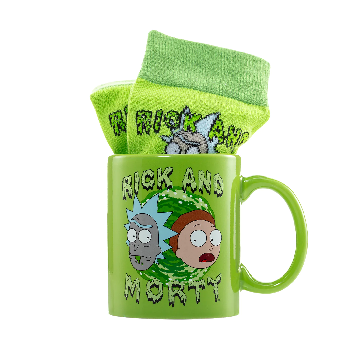 Rick and Morty Mug & Socks Set termékfotó