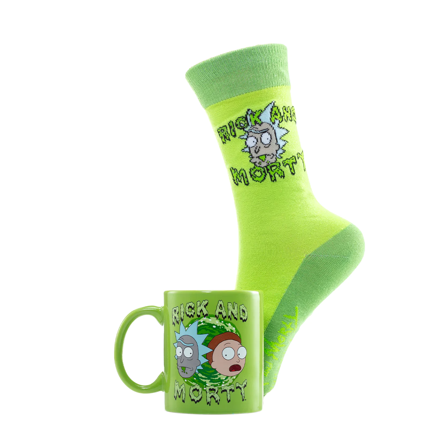 Rick and Morty Mug & Socks Set termékfotó