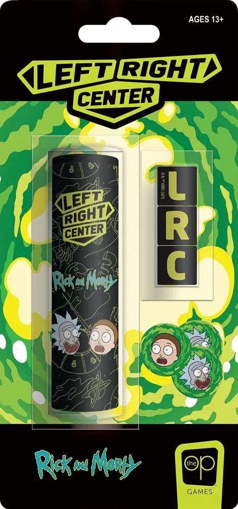 Rick and Morty Dice Game Left Right Center *English Version* product photo