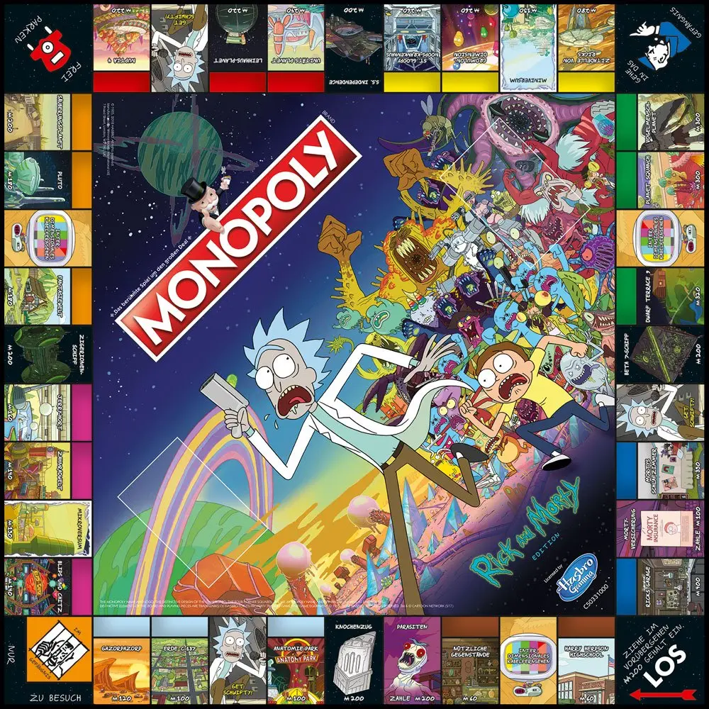 Rick and Morty Board Game Monopoly *German Version* product photo