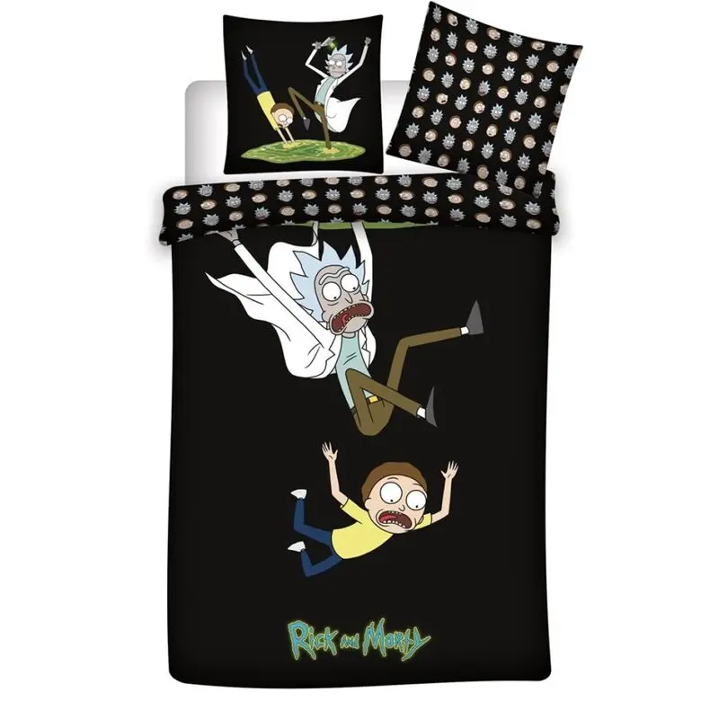 Rick and Morty organic cotton duvet cover bed 90cm product photo