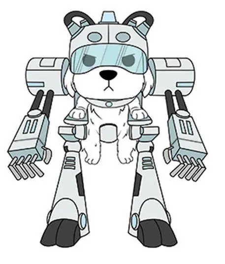 Rick and Morty Oversized POP! Animation Vinyl Figure Exoskeleton Snowball 15 cm product photo