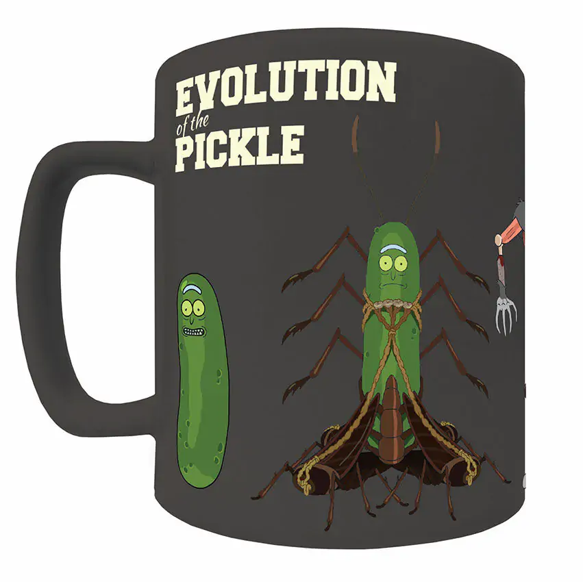 Rick and Morty Pickle Fuzzy Mug 440ml product photo