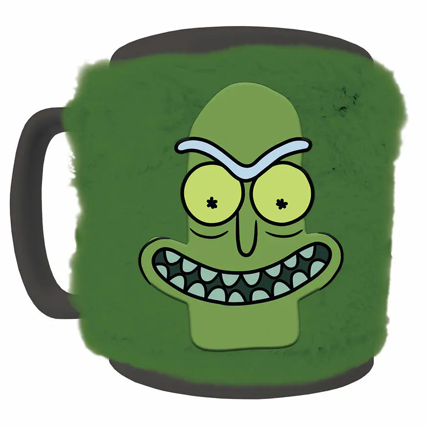 Rick and Morty Pickle Fuzzy Mug 440ml product photo