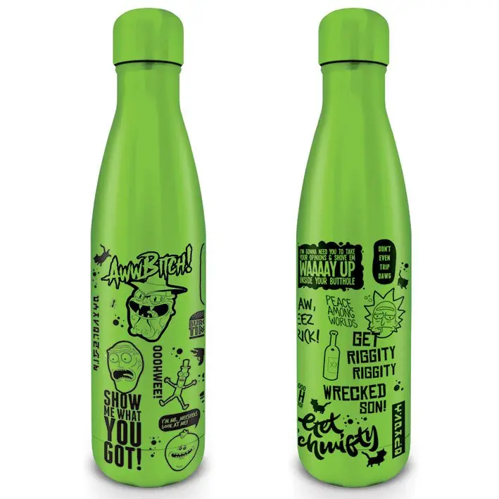 Rick and Morty Drink Bottle Quotes termékfotó