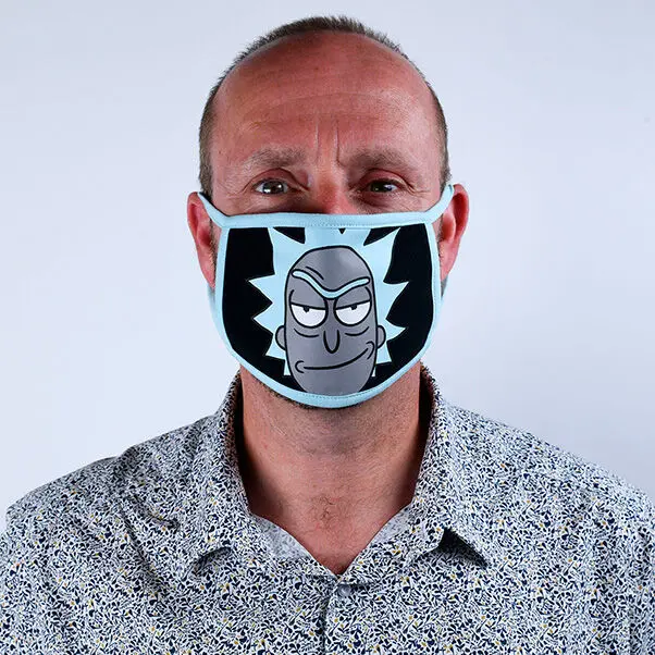 Rick and Morty Face Masks 2-Pack Rick product photo