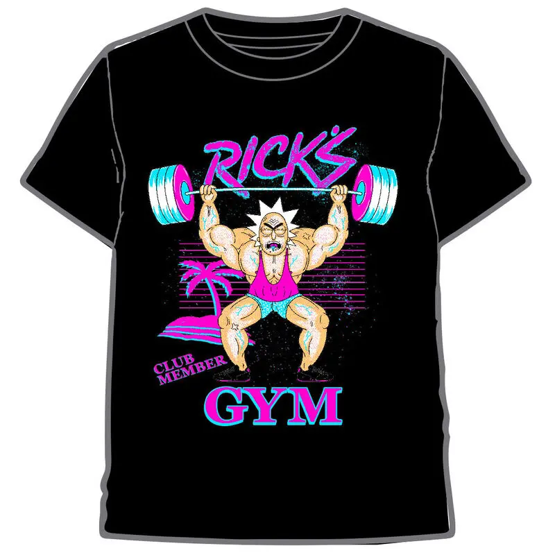 Rick and Morty Rick's Gym Adult T-Shirt product photo