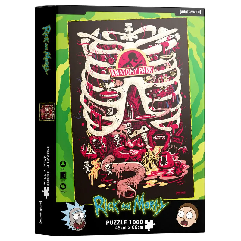 DC Comics Jigsaw Puzzle Anatomy Park (1000 pieces) product photo