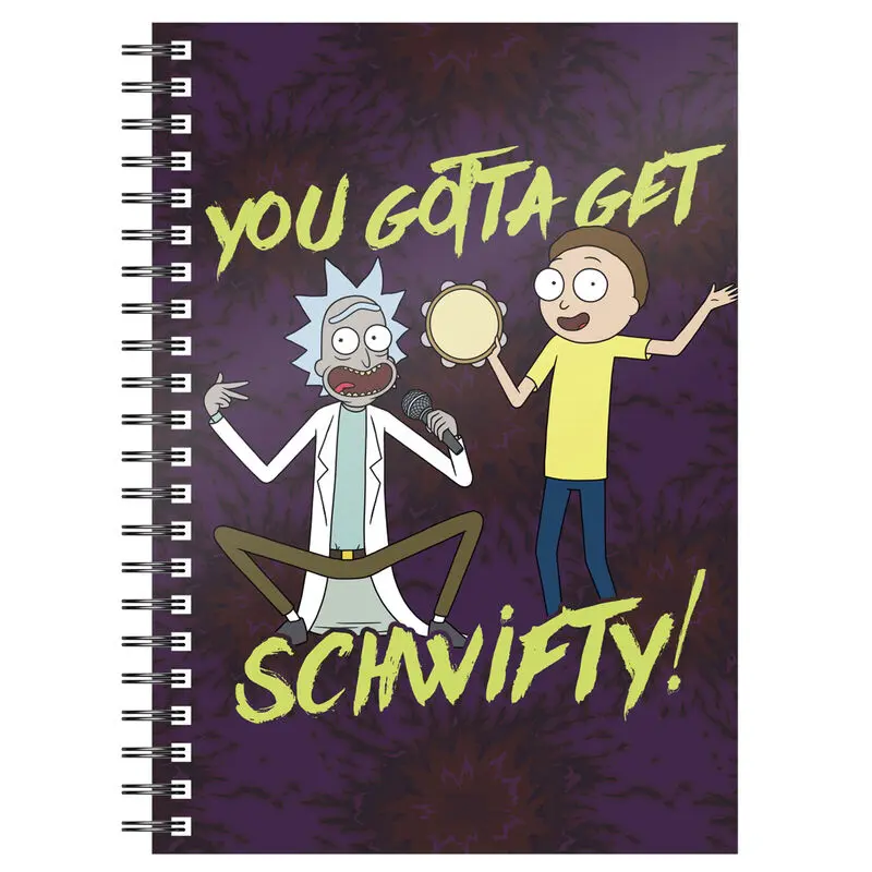 Rick &amp; Morty Notebook Get Schwifty product photo