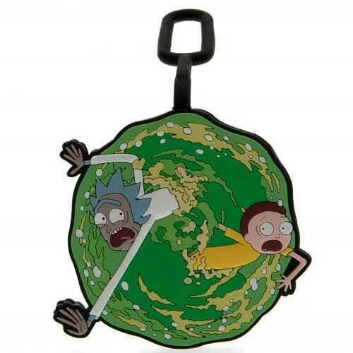 Rick and Morty Rubber Luggage Tag Portal product photo