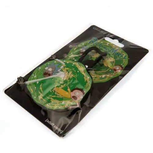 Rick and Morty Rubber Luggage Tag Portal product photo