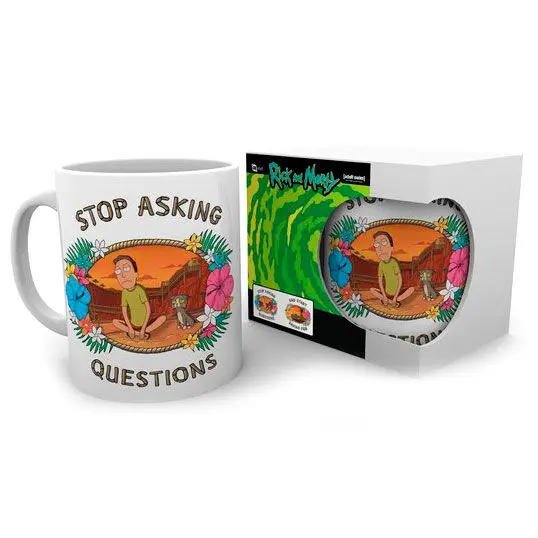 Rick and Morty Questions mug product photo