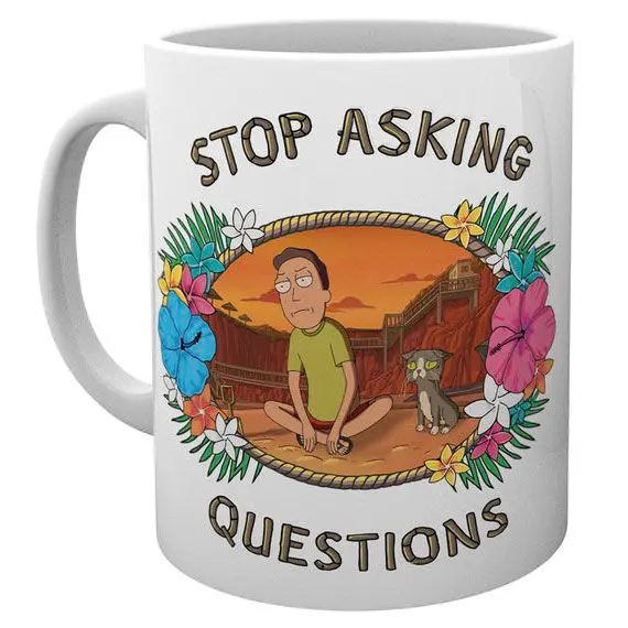 Rick and Morty Questions mug product photo