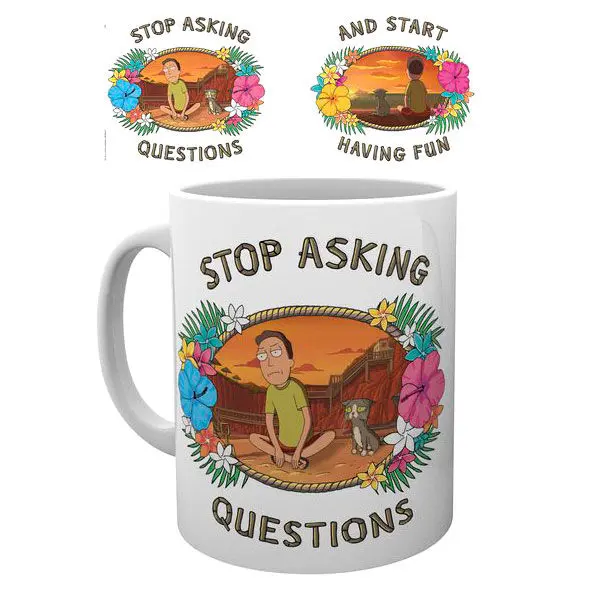 Rick and Morty Questions mug product photo