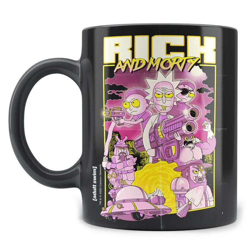 Rick &amp; Morty Mug Retro Poster product photo